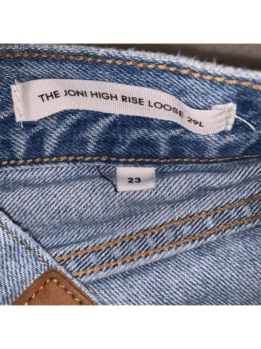 Denim Forum The Joni High Rise Loose Super high-waisted loose jeans 23